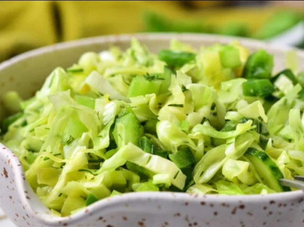 Easy & Simple Fresh cabbage salad 3