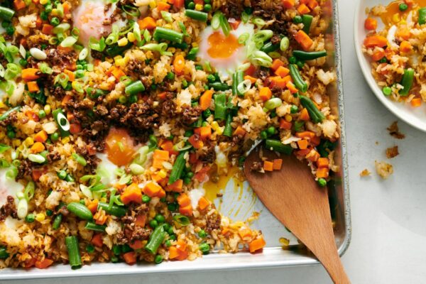 Sheet Pan Fried Rice Recipe 1