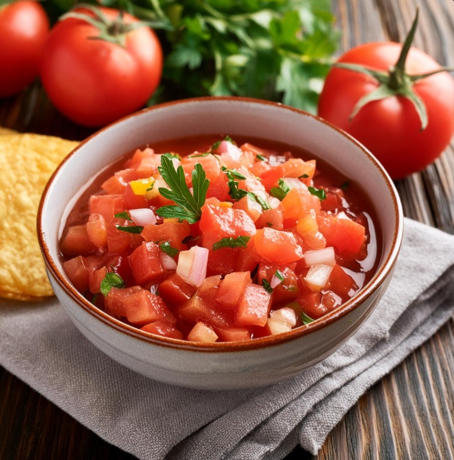 Chunky Tomato Salsa Sauce Use&Recipe 1